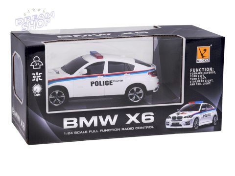 Sportowy radiowóz BMW X6 auto sterowane na pilota RC0660 BI Sportowy radiowóz BMW X6 auto sterowane na pilota RC0660 BI