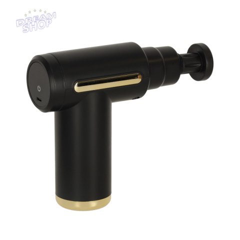 Pistolet do masażu masażer do pleców ciała LED 4w1 czarny Pistolet do masażu masażer do pleców ciała LED 4w1 czarny