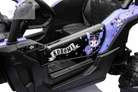 Pojazd Buggy ATV Defend 4x4 Fioletowy Licencja KUROMI Pojazd Buggy ATV Defend 4x4 Fioletowy Licencja KUROMI