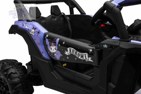 Pojazd Buggy ATV Defend 4x4 Fioletowy Licencja KUROMI Pojazd Buggy ATV Defend 4x4 Fioletowy Licencja KUROMI