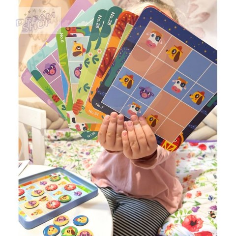 TOOKY TOY Gra Sudoku Dla Dzieci Wersja Farma TOOKY TOY Gra Sudoku Dla Dzieci Wersja Farma