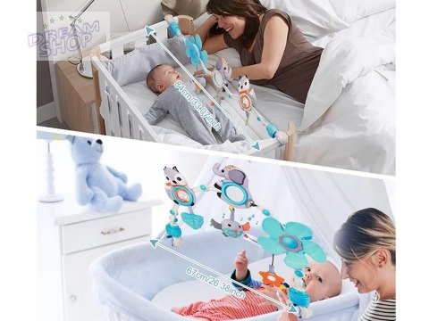 Pałąk Zawieszka do łóżeczka interaktywna sensoryczna dla niemowląt ZA5211 Pałąk Zawieszka do łóżeczka interaktywna sensoryczna dla niemowląt ZA5211