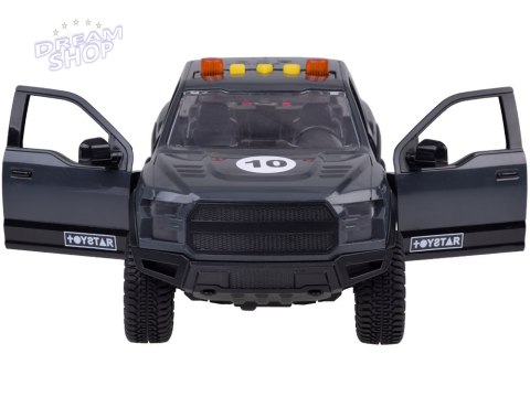Zestaw Auto Pickup i motocykl Dźwięk Światło + otwierane drzwi ZA5233 Zestaw Auto Pickup i motocykl Dźwięk Światło + otwierane drzwi ZA5233