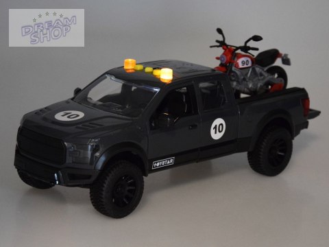 Zestaw Auto Pickup i motocykl Dźwięk Światło + otwierane drzwi ZA5233 Zestaw Auto Pickup i motocykl Dźwięk Światło + otwierane drzwi ZA5233