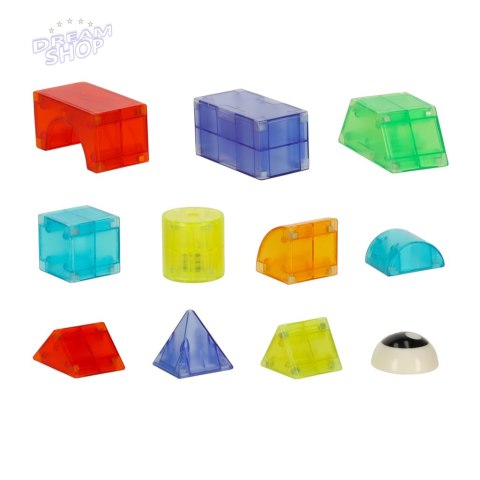Klocki magnetyczne świecące 32 el. Klocki magnetyczne świecące 32 el.