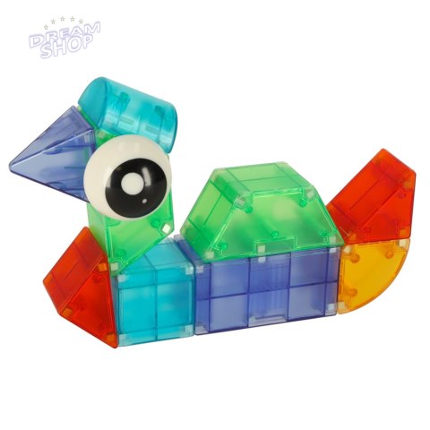 Klocki magnetyczne świecące 64 el. Klocki magnetyczne świecące 64 el.