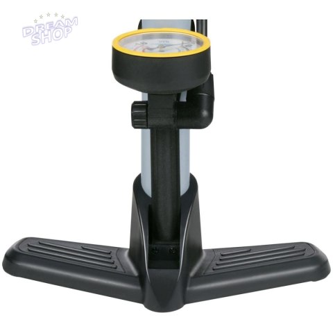 POMPKA WARSZTATOWO - ROWEROWA DUNLOP 160Psi (11Bar) Z MANOMETREM - SZARA