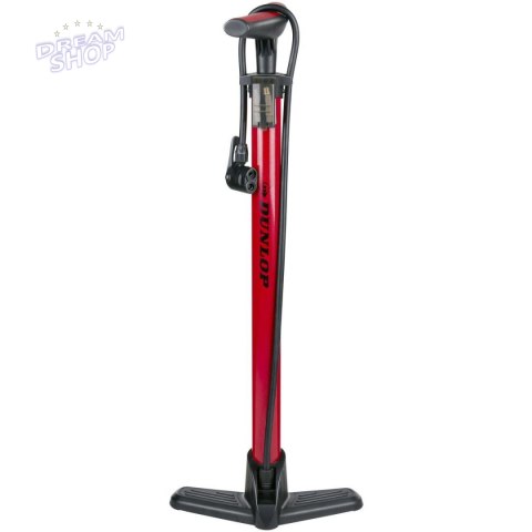 POMPKA WARSZTATOWO - ROWEROWA DUNLOP 174psi (12bar) - CZERWONY POMPKA WARSZTATOWO - ROWEROWA DUNLOP 174psi (12bar) - CZERWONY
