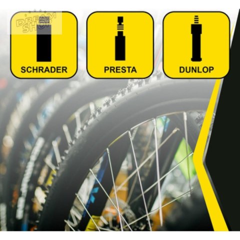 POMPKA WARSZTATOWO - ROWEROWA DUNLOP 174psi (12bar) - SZARY