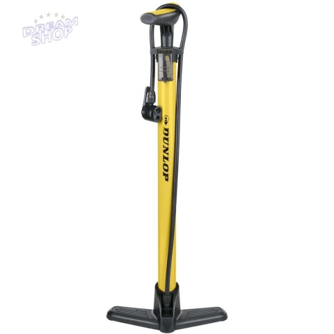 POMPKA WARSZTATOWO - ROWEROWA DUNLOP 174psi (12bar) - ŻÓŁTY POMPKA WARSZTATOWO - ROWEROWA DUNLOP 174psi (12bar) - ŻÓŁTY