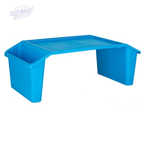 Stolik pod laptopa z organizerem niebieski Stolik pod laptopa z organizerem niebieski