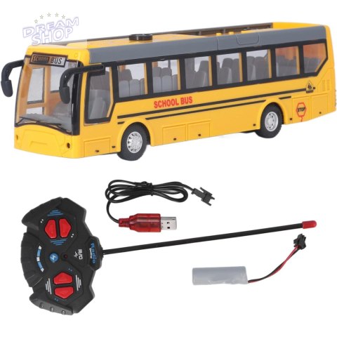 Szkolny autobus zdalnie sterowany akumulator ładowarka 9933-2 Szkolny autobus zdalnie sterowany akumulator ładowarka 9933-2