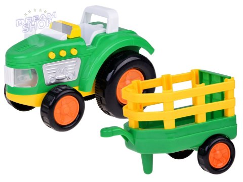 Traktor z przyczepą Farmer i zwierzątka dźwięk + światło ZA5390 Traktor z przyczepą Farmer i zwierzątka dźwięk + światło ZA5390