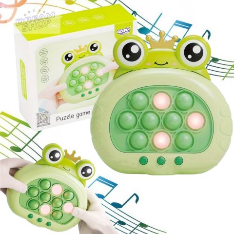 WOOPIE Gra POP IT Elektryczna Antystresowa Zręcznościowa Żabka WOOPIE Gra POP IT Elektryczna Antystresowa Zręcznościowa Żabka
