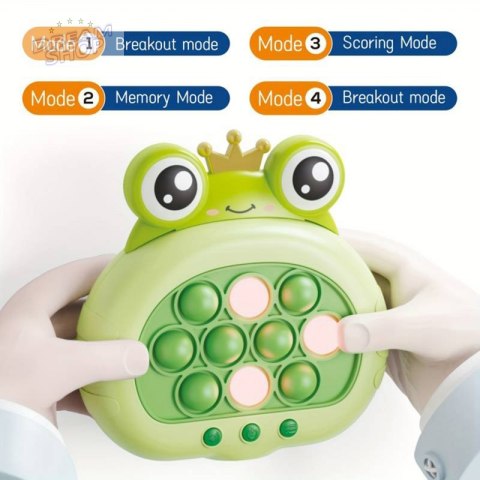 WOOPIE Gra POP IT Elektryczna Antystresowa Zręcznościowa Żabka WOOPIE Gra POP IT Elektryczna Antystresowa Zręcznościowa Żabka