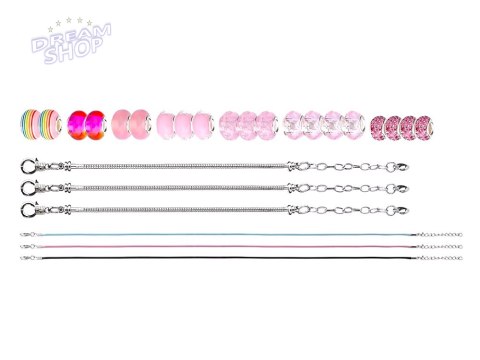 Kreatywny zestaw do robienia bransoletek CHARMS koraliki ZA5206 Kreatywny zestaw do robienia bransoletek CHARMS koraliki ZA5206