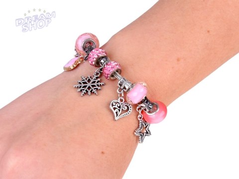 Kreatywny zestaw do robienia bransoletek CHARMS koraliki ZA5206 Kreatywny zestaw do robienia bransoletek CHARMS koraliki ZA5206