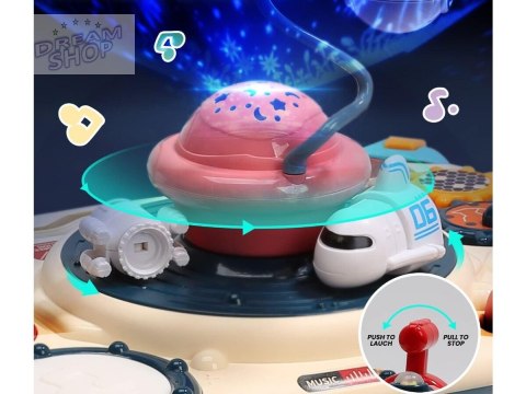 Edukacyjny Interaktywny Stolik Dla Dzieci 2W1 KOSMOS Projektor Niebieski