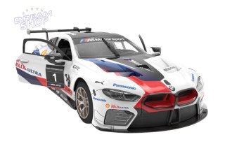 Klocki Konstrukcyjne Auto Rastar RC 1:18 BMW M8 GTE Białe 66 Elementów