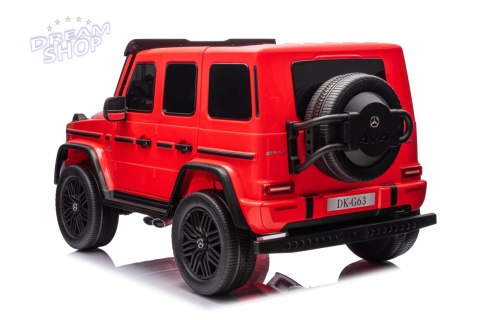 Pojazd Mercedes Benz G63 AMG XXL MP4 Czerwony Pojazd Mercedes Benz G63 AMG XXL MP4 Czerwony