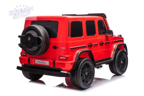 Pojazd Mercedes Benz G63 AMG XXL MP4 Czerwony Pojazd Mercedes Benz G63 AMG XXL MP4 Czerwony