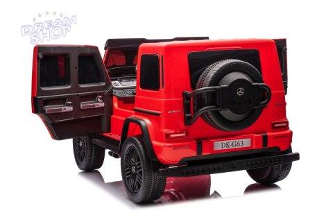 Pojazd Mercedes Benz G63 AMG XXL MP4 Czerwony Pojazd Mercedes Benz G63 AMG XXL MP4 Czerwony