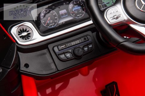 Pojazd Mercedes Benz G63 AMG XXL MP4 Czerwony Pojazd Mercedes Benz G63 AMG XXL MP4 Czerwony