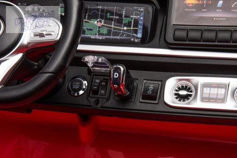 Pojazd Mercedes Benz G63 AMG XXL MP4 Czerwony Pojazd Mercedes Benz G63 AMG XXL MP4 Czerwony
