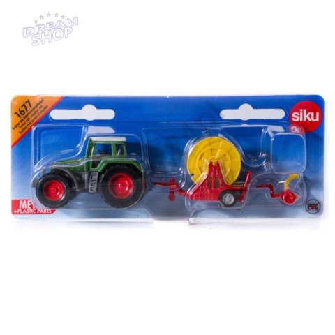 Siku Traktor z deszczownicą szpulową model metal S1677 Siku Traktor z deszczownicą szpulową model metal S1677