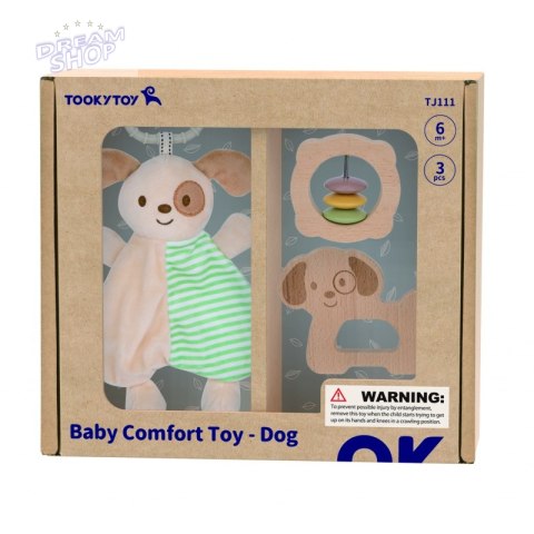 TOOKY TOY Zestaw Upominkowy Szczeniaczek Grzechotka TOOKY TOY Zestaw Upominkowy Szczeniaczek Grzechotka