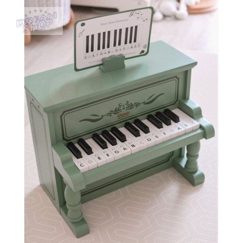 CLASSIC WORLD Pianinko Vintage + Książeczka do Nauki CLASSIC WORLD Pianinko Vintage + Książeczka do Nauki