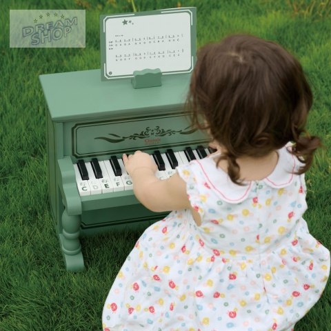 CLASSIC WORLD Pianinko Vintage + Książeczka do Nauki CLASSIC WORLD Pianinko Vintage + Książeczka do Nauki