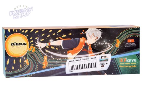 Elektryczne pianino + mikrofon 37 klawiszy Instrument dla dzieci IN0173 Elektryczne pianino + mikrofon 37 klawiszy Instrument dla dzieci IN0173