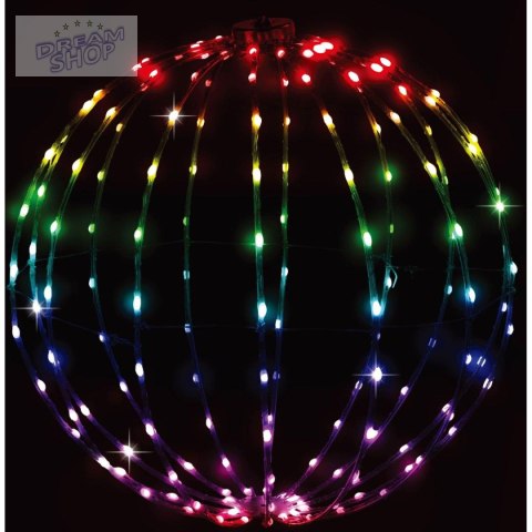 KULA DEKORACYJNA WISZĄCA 168LED RGB 40CM KULA DEKORACYJNA WISZĄCA 168LED RGB 40CM