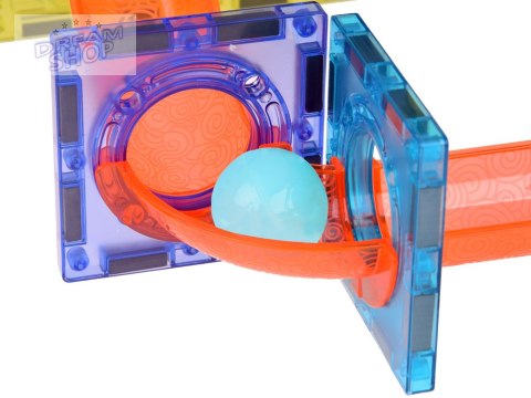 Klocki Magnetyczne 3D dla dzieci Zbuduj Świecący Tor Kulkowy 49 ele ZA5250 Klocki Magnetyczne 3D dla dzieci Zbuduj Świecący Tor Kulkowy 49 ele ZA5250