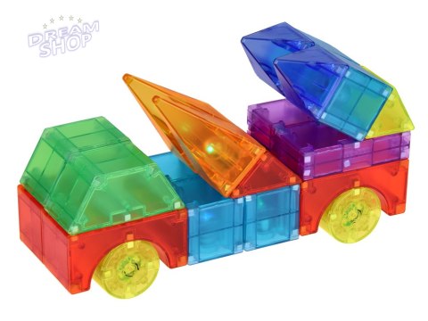 Klocki magnetyczne 3D Podświetlane klocki magnetyczne 64 ele ZA5240 Klocki magnetyczne 3D Podświetlane klocki magnetyczne 64 ele ZA5240