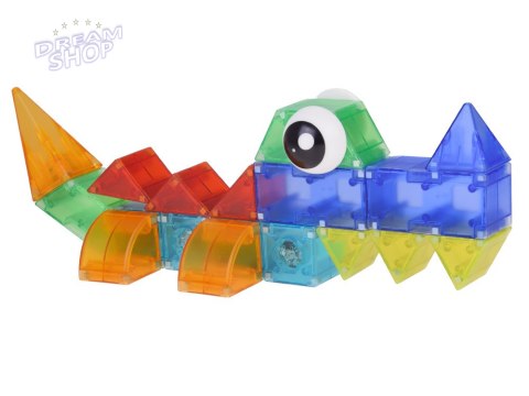 Klocki magnetyczne 3D Podświetlane klocki magnetyczne 64 ele ZA5240 Klocki magnetyczne 3D Podświetlane klocki magnetyczne 64 ele ZA5240