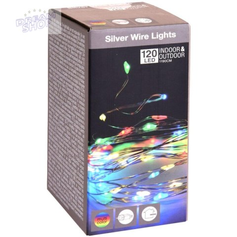 LAMPKI DRUCIKI GIRLANDA 120 LED MULTIKOLOR LAMPKI DRUCIKI GIRLANDA 120 LED MULTIKOLOR