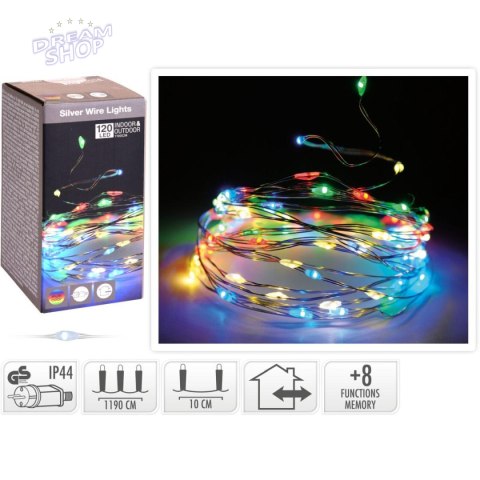LAMPKI DRUCIKI GIRLANDA 120 LED MULTIKOLOR LAMPKI DRUCIKI GIRLANDA 120 LED MULTIKOLOR