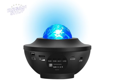 Projektor Gwiazd Lampka Led Głośnik Bluetooth Pilot Projektor Gwiazd Lampka Led Głośnik Bluetooth Pilot