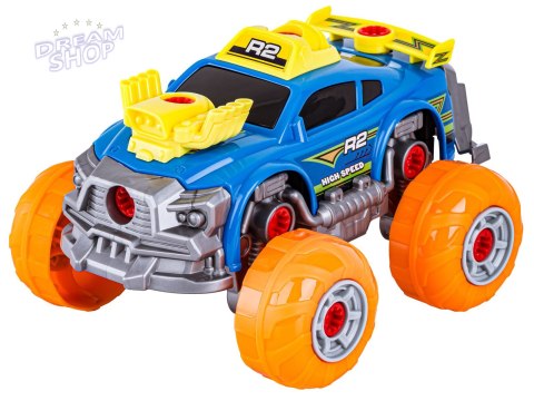 Sportowy, Terenowy Samochód do rozkręcania i skręcania 3w1 TUNING + Wkrętarka, Monster Truck Sportowy, Terenowy Samochód do rozkręcania i skręcania 3w1 TUNING + Wkrętarka, Monster Truck
