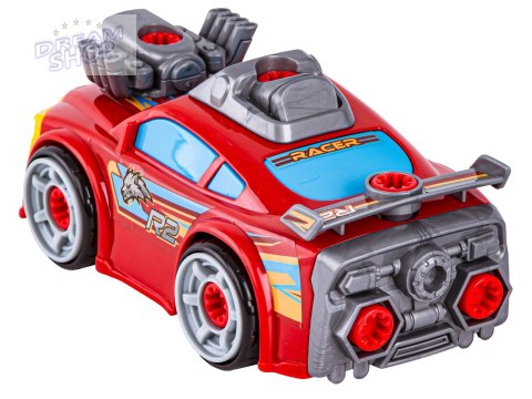 Sportowy, Terenowy Samochód do rozkręcania i skręcania 3w1 TUNING + Wkrętarka Monster Truck