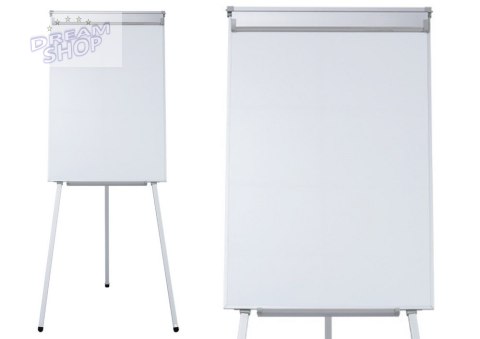 Tablica Magnetyczna Flipchart Na Trójnogu Biała 70x100cm Tablica Magnetyczna Flipchart Na Trójnogu Biała 70x100cm