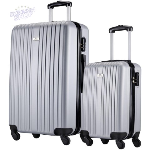 ZESTAW 2 WALIZEK 18 i 26 CALE SLAZENGER SILVER ZESTAW 2 WALIZEK 18 i 26 CALE SLAZENGER SILVER