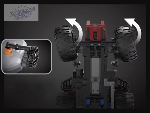 Duży Zestaw klocków 1675-ele 1:17 Traktor + pług Zdalnie sterowany ZA5251 Duży Zestaw klocków 1675-ele 1:17 Traktor + pług Zdalnie sterowany ZA5251