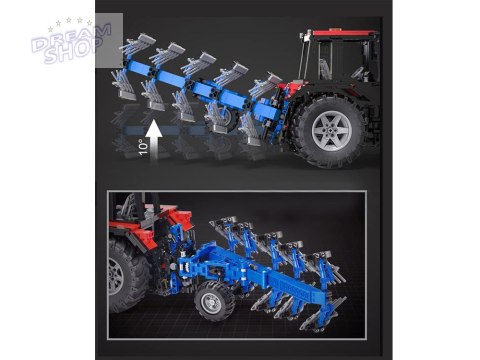 Duży Zestaw klocków 1675-ele 1:17 Traktor + pług Zdalnie sterowany ZA5251 Duży Zestaw klocków 1675-ele 1:17 Traktor + pług Zdalnie sterowany ZA5251
