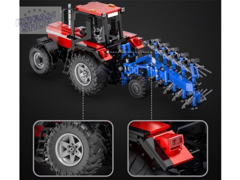 Duży Zestaw klocków 1675-ele 1:17 Traktor + pług Zdalnie sterowany ZA5251 Duży Zestaw klocków 1675-ele 1:17 Traktor + pług Zdalnie sterowany ZA5251