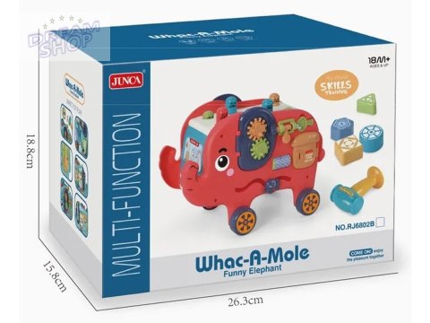 Edukacyjny, Interaktywny Zabawny Słonik, Funny Cartoon Elephant, Wesoły Słoń Edukacyjny, Interaktywny Zabawny Słonik, Funny Cartoon Elephant, Wesoły Słoń
