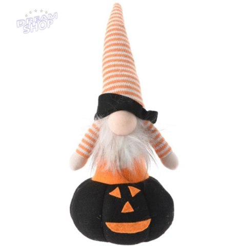 FIGURKA DEKORACYJNA NA DYNI 35CM LED HALLOWEEN CZARNY FIGURKA DEKORACYJNA NA DYNI 35CM LED HALLOWEEN CZARNY