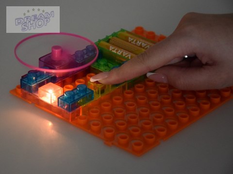 Mały elektryk Zestaw do budowy bloków elektronicznych 120 projektów ZA5241